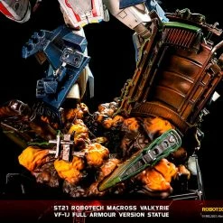 Maybang's Collectibles Kids Logic Robotech Macross Saga ST21 Macross VF1J Full Armour Version Statue