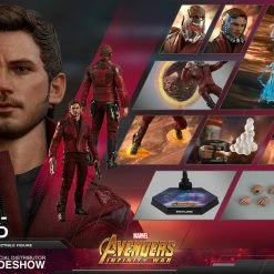 Maybang's Collectibles Hot Toys Marvel Comics Avengers Infinity War Star-Lord 1/6 Scale Figure