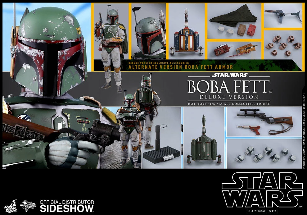 Vendor-unknown Hot Toys Star Wars Episode V: The Empire Strikes Back Boba Fett (Deluxe Version) 1/6 Scale Figure 32 Vendor-unknown Hot Toys Star Wars Episode V: The Empire Strikes Back Boba Fett (Deluxe Version) 1/6 Scale Figure