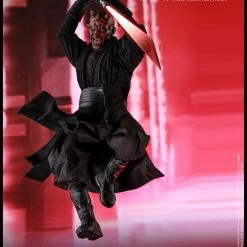 Maybang's Collectibles Hot Toys Star Wars Episode I The Phantom Menace Darth Maul With Sith Speeder DX 1/6 Scale Figure Set