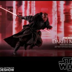 Maybang's Collectibles Hot Toys Star Wars Episode I The Phantom Menace Darth Maul With Sith Speeder DX 1/6 Scale Figure Set