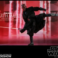 Maybang's Collectibles Hot Toys Star Wars Episode I The Phantom Menace Darth Maul With Sith Speeder DX 1/6 Scale Figure Set
