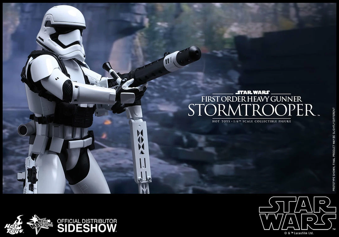 Vendor-unknown Hot Toys Star Wars Episode VII The Force Awakens First Order Heavy Gunner Stormtrooper 1/6 Scale 12" Figure 13 Vendor-unknown Hot Toys Star Wars Episode VII The Force Awakens First Order Heavy Gunner Stormtrooper 1/6 Scale 12" Figure