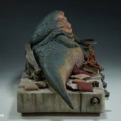 Vendor-unknown Sideshow Collectibles Sideshow Star Wars Jabba The Hutt And Throne Deluxe 1/6 Scale Figure 48 Vendor-unknown Sideshow Collectibles Sideshow Star Wars Jabba The Hutt And Throne Deluxe 1/6 Scale Figure