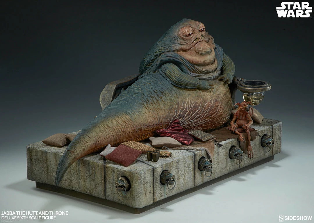 Vendor-unknown Sideshow Collectibles Sideshow Star Wars Jabba The Hutt And Throne Deluxe 1/6 Scale Figure 16 Vendor-unknown Sideshow Collectibles Sideshow Star Wars Jabba The Hutt And Throne Deluxe 1/6 Scale Figure