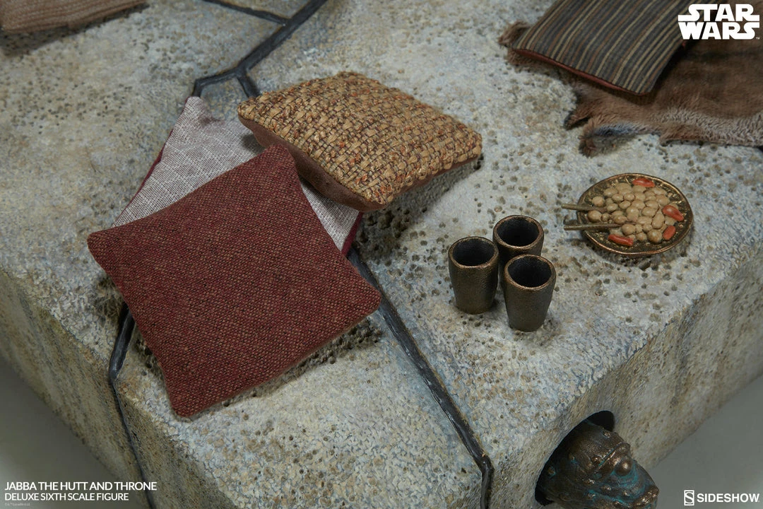 Vendor-unknown Sideshow Collectibles Sideshow Star Wars Jabba The Hutt And Throne Deluxe 1/6 Scale Figure 23 Vendor-unknown Sideshow Collectibles Sideshow Star Wars Jabba The Hutt And Throne Deluxe 1/6 Scale Figure