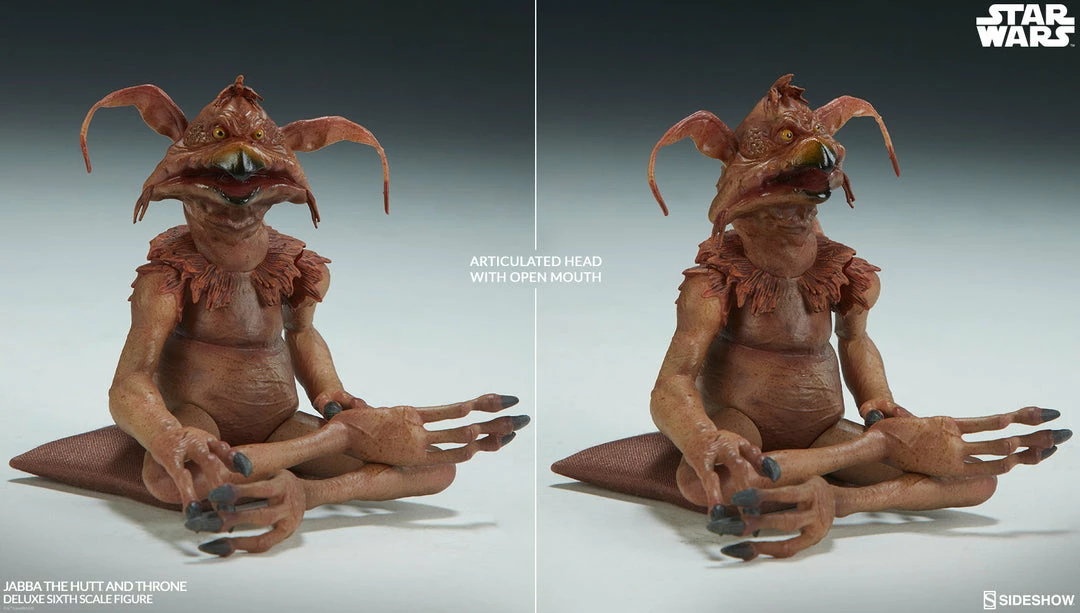 Vendor-unknown Sideshow Collectibles Sideshow Star Wars Jabba The Hutt And Throne Deluxe 1/6 Scale Figure 26 Vendor-unknown Sideshow Collectibles Sideshow Star Wars Jabba The Hutt And Throne Deluxe 1/6 Scale Figure