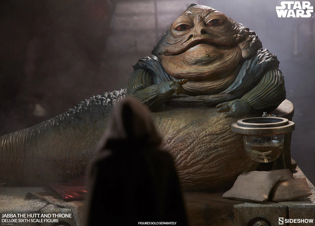 Vendor-unknown Sideshow Collectibles Sideshow Star Wars Jabba The Hutt And Throne Deluxe 1/6 Scale Figure 32 Vendor-unknown Sideshow Collectibles Sideshow Star Wars Jabba The Hutt And Throne Deluxe 1/6 Scale Figure