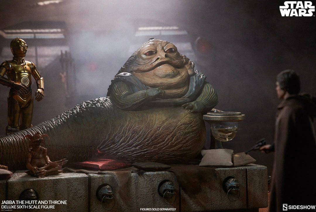 Vendor-unknown Sideshow Collectibles Sideshow Star Wars Jabba The Hutt And Throne Deluxe 1/6 Scale Figure 33 Vendor-unknown Sideshow Collectibles Sideshow Star Wars Jabba The Hutt And Throne Deluxe 1/6 Scale Figure