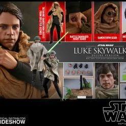 Maybang's Collectibles Hot Toys Star Wars Episode VI Return Of The Jedi Luke Skywalker (Deluxe Version) 1/6 Scale 12" Collectible Figure 39 Maybang's Collectibles Hot Toys Star Wars Episode VI Return Of The Jedi Luke Skywalker (Deluxe Version) 1/6 Scale 12