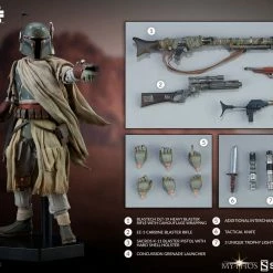 Maybang's Collectibles Sideshow Star Wars Mythos Collection Boba Fett 1/6 Scale 12" Action Figure 31 Maybang's Collectibles Sideshow Star Wars Mythos Collection Boba Fett 1/6 Scale 12
