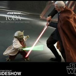 Maybang's Collectibles Hot Toys Star Wars Episode II Attack Of The Clones Master Yoda 1/6 Scale Figure