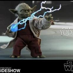 Maybang's Collectibles Hot Toys Star Wars Episode II Attack Of The Clones Master Yoda 1/6 Scale Figure