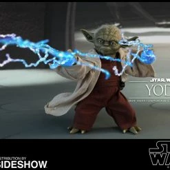 Maybang's Collectibles Hot Toys Star Wars Episode II Attack Of The Clones Master Yoda 1/6 Scale Figure