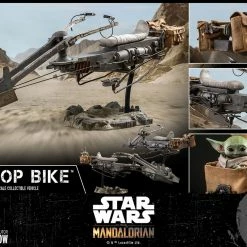 Maybang's Collectibles Hot Toys Star Wars The Mandalorian - Television Masterpiece Series The Mandalorian Swoop Bike 1/6 Scale Collectible Vehicle
