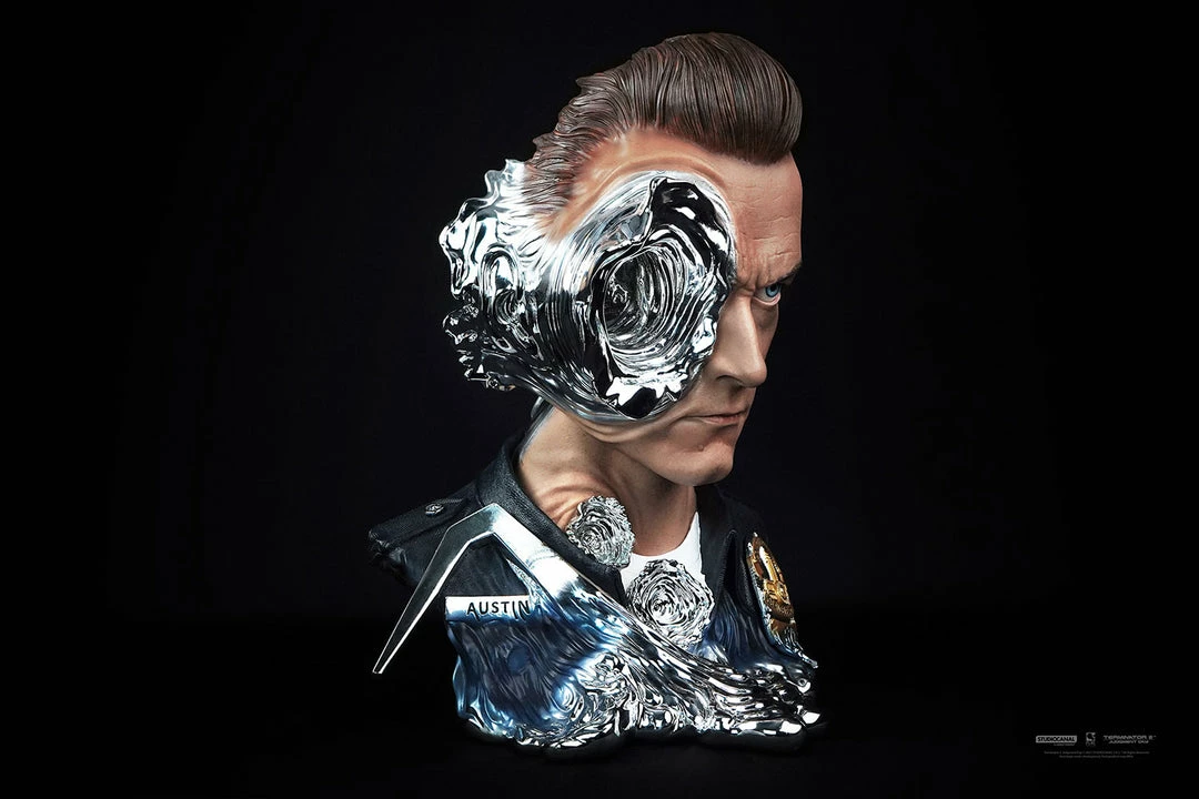 Maybang's Collectibles Others PureArts Terminator 2 T-1000 Art Mask 1:1 Scale Non-Wearable Mask Life Size Bust Statue 4 Maybang's Collectibles Others PureArts Terminator 2 T-1000 Art Mask 1:1 Scale Non-Wearable Mask Life Size Bust Statue