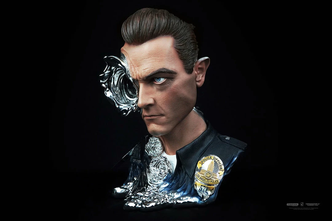 Maybang's Collectibles Others PureArts Terminator 2 T-1000 Art Mask 1:1 Scale Non-Wearable Mask Life Size Bust Statue 16 Maybang's Collectibles Others PureArts Terminator 2 T-1000 Art Mask 1:1 Scale Non-Wearable Mask Life Size Bust Statue
