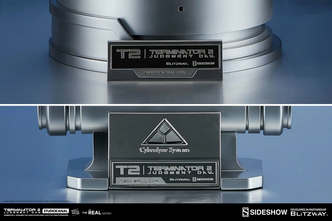 Maybang's Collectibles Blitzway The Real Series 1:1 Scale Movie Prop Replica Terminator T-800 Endoskeleton Arm And Brain Chip Set Sideshow Collectibles 8 Maybang's Collectibles Blitzway The Real Series 1:1 Scale Movie Prop Replica Terminator T-800 Endoskeleton Arm And Brain Chip Set Sideshow Collectibles
