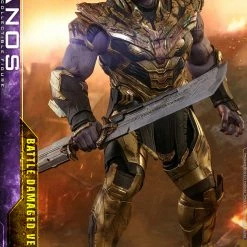 Maybang's Collectibles Hot Toys Marvel Comics Avengers Endgame Thanos (Battle Damaged Version) 1/6 Scale Collectible Figure
