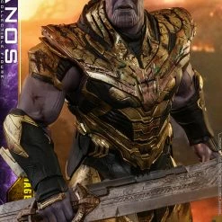 Maybang's Collectibles Hot Toys Marvel Comics Avengers Endgame Thanos (Battle Damaged Version) 1/6 Scale Collectible Figure