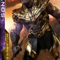 Maybang's Collectibles Hot Toys Marvel Comics Avengers Endgame Thanos (Battle Damaged Version) 1/6 Scale Collectible Figure