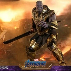 Maybang's Collectibles Hot Toys Marvel Comics Avengers Endgame Thanos (Battle Damaged Version) 1/6 Scale Collectible Figure