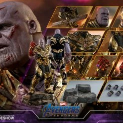 Maybang's Collectibles Hot Toys Marvel Comics Avengers Endgame Thanos (Battle Damaged Version) 1/6 Scale Collectible Figure