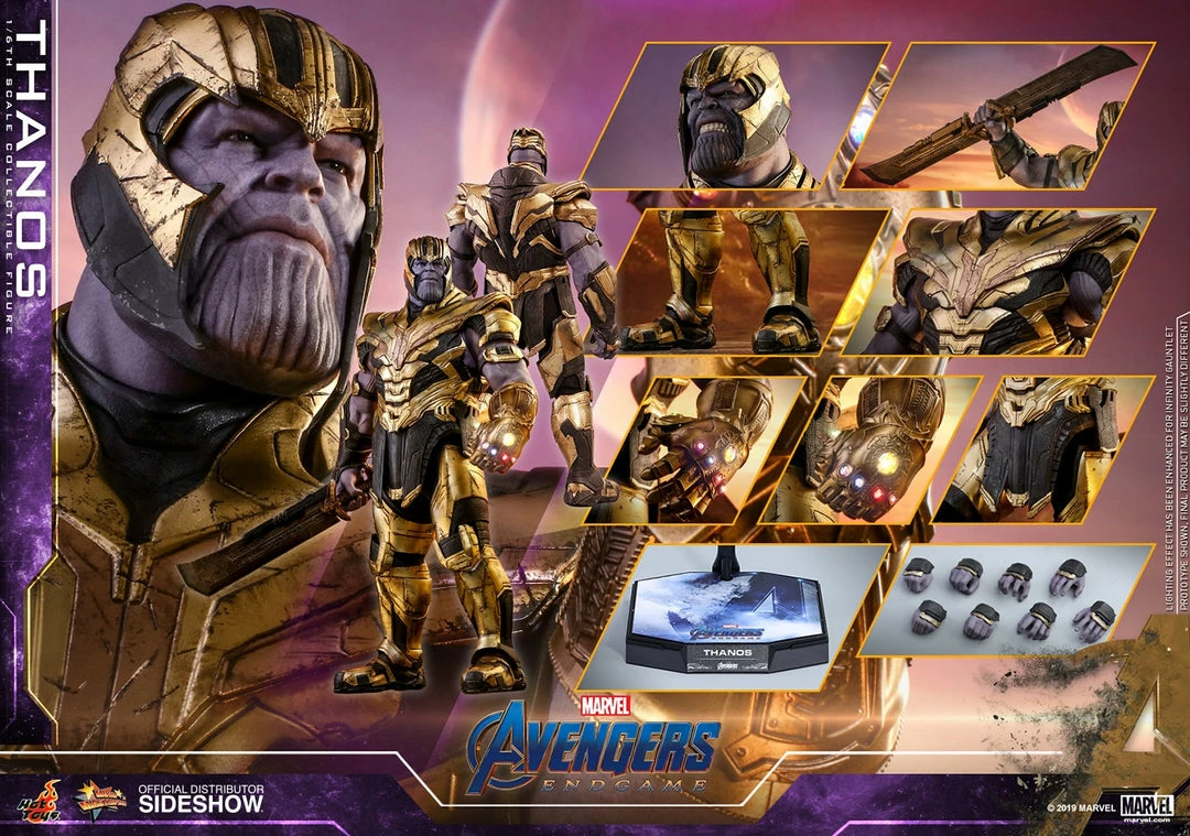 Maybang's Collectibles Hot Toys Marvel Comics Avengers Endgame Thanos 1/6 Scale Collectible Figure 24 Maybang's Collectibles Hot Toys Marvel Comics Avengers Endgame Thanos 1/6 Scale Collectible Figure