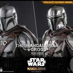 Maybang's Collectibles Hot Toys Star Wars The Mandalorian - Television Masterpiece Series The Mandalorian And Grogu (Deluxe Version) 1/6 Scale 12" Collectible Figure