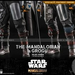 Maybang's Collectibles Hot Toys Star Wars The Mandalorian - Television Masterpiece Series The Mandalorian And Grogu (Deluxe Version) 1/6 Scale 12