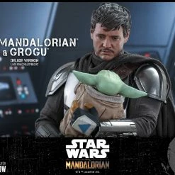 Maybang's Collectibles Hot Toys Star Wars The Mandalorian - Television Masterpiece Series The Mandalorian And Grogu (Deluxe Version) 1/6 Scale 12
