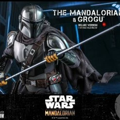 Maybang's Collectibles Hot Toys Star Wars The Mandalorian - Television Masterpiece Series The Mandalorian And Grogu (Deluxe Version) 1/6 Scale 12