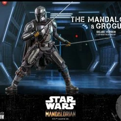 Maybang's Collectibles Hot Toys Star Wars The Mandalorian - Television Masterpiece Series The Mandalorian And Grogu (Deluxe Version) 1/6 Scale 12