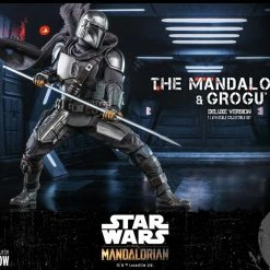 Maybang's Collectibles Hot Toys Star Wars The Mandalorian - Television Masterpiece Series The Mandalorian And Grogu (Deluxe Version) 1/6 Scale 12
