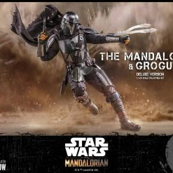 Maybang's Collectibles Hot Toys Star Wars The Mandalorian - Television Masterpiece Series The Mandalorian And Grogu (Deluxe Version) 1/6 Scale 12