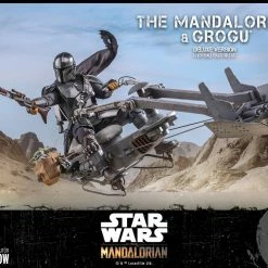 Maybang's Collectibles Hot Toys Star Wars The Mandalorian - Television Masterpiece Series The Mandalorian And Grogu (Deluxe Version) 1/6 Scale 12