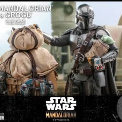 Maybang's Collectibles Hot Toys Star Wars The Mandalorian - Television Masterpiece Series The Mandalorian And Grogu (Deluxe Version) 1/6 Scale 12