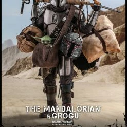 Maybang's Collectibles Hot Toys Star Wars The Mandalorian - Television Masterpiece Series The Mandalorian And Grogu (Deluxe Version) 1/6 Scale 12