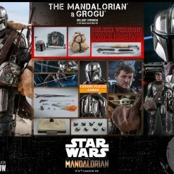 Maybang's Collectibles Hot Toys Star Wars The Mandalorian - Television Masterpiece Series The Mandalorian And Grogu (Deluxe Version) 1/6 Scale 12