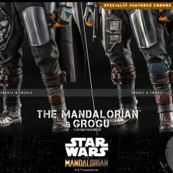 Maybang's Collectibles Hot Toys Star Wars The Mandalorian - Television Masterpiece Series The Mandalorian And Grogu 1/6 Scale 12