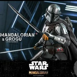 Maybang's Collectibles Hot Toys Star Wars The Mandalorian - Television Masterpiece Series The Mandalorian And Grogu 1/6 Scale 12