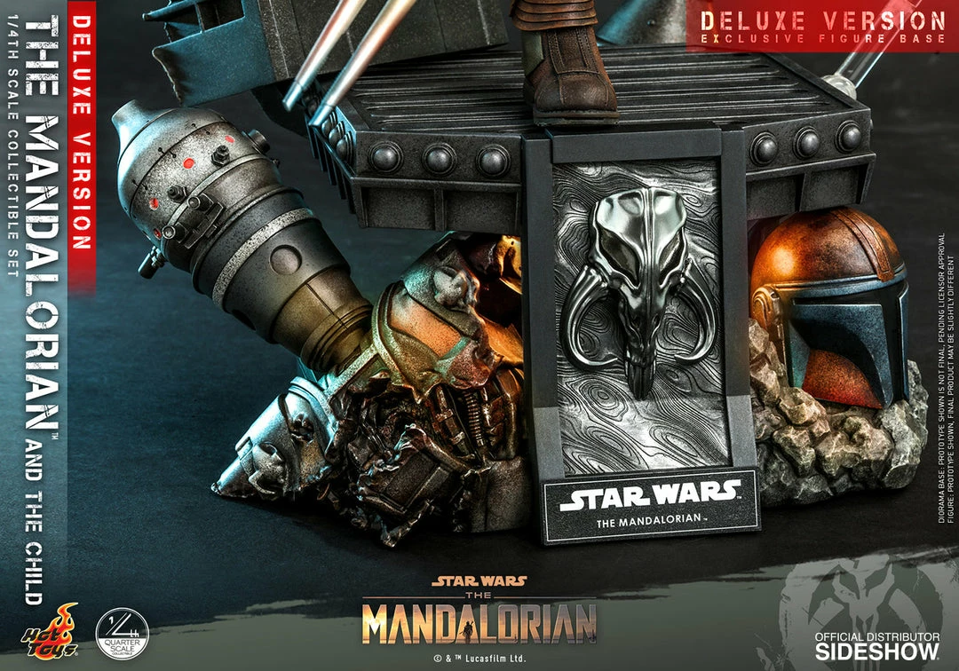 Maybang's Collectibles Hot Toys Star Wars The Mandalorian And The Child (Deluxe Set) 1/4 Quarter Scale Collectible Figure Set 6 Maybang's Collectibles Hot Toys Star Wars The Mandalorian And The Child (Deluxe Set) 1/4 Quarter Scale Collectible Figure Set