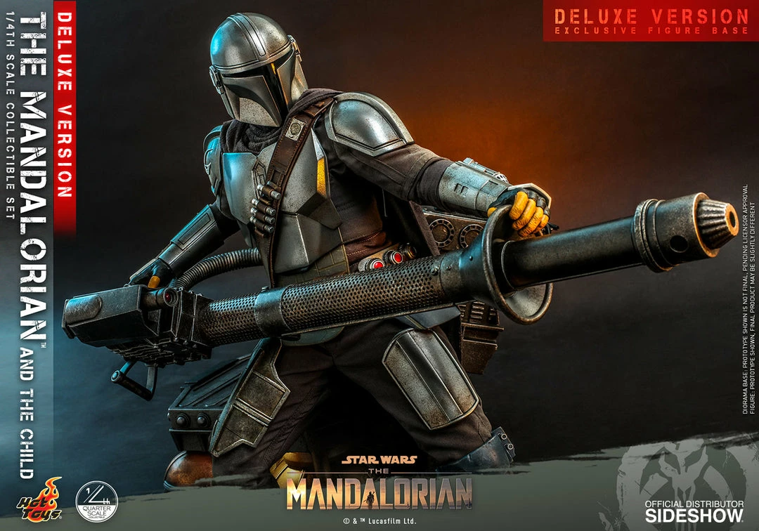 Maybang's Collectibles Hot Toys Star Wars The Mandalorian And The Child (Deluxe Set) 1/4 Quarter Scale Collectible Figure Set 2 Maybang's Collectibles Hot Toys Star Wars The Mandalorian And The Child (Deluxe Set) 1/4 Quarter Scale Collectible Figure Set