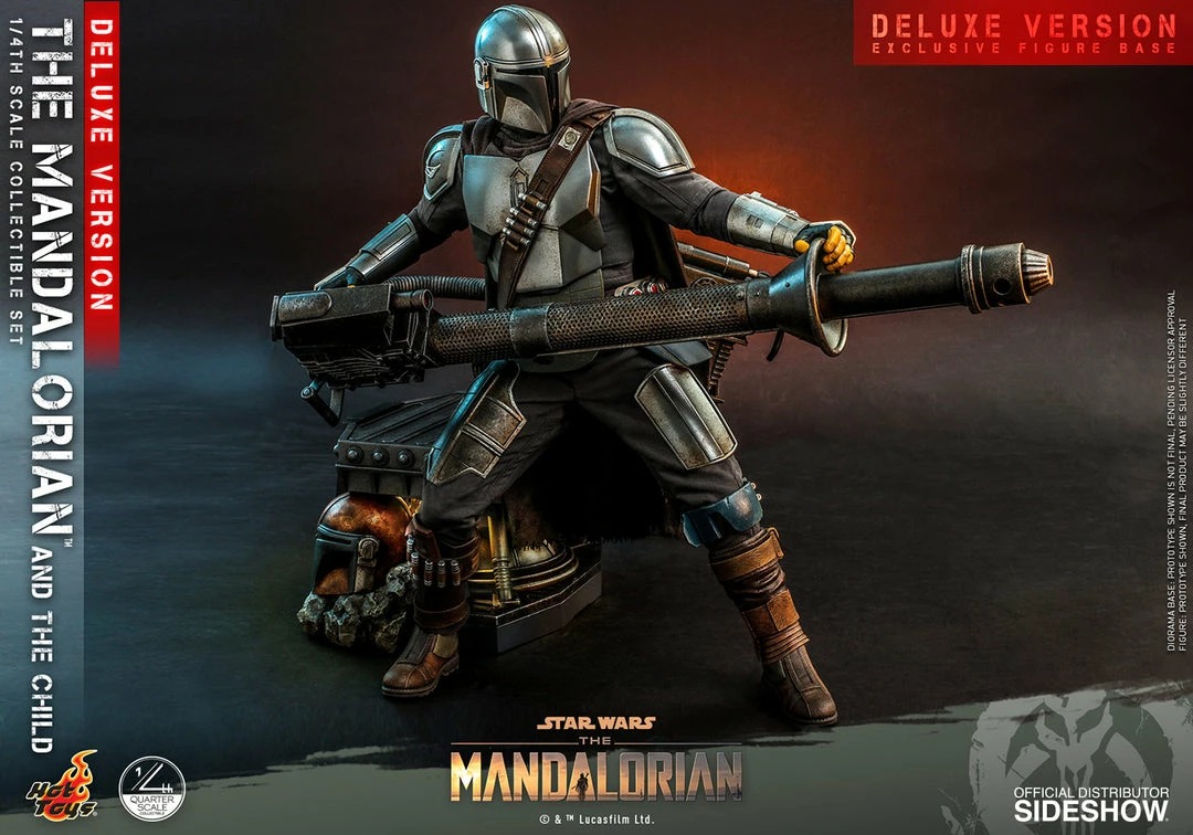 Maybang's Collectibles Hot Toys Star Wars The Mandalorian And The Child (Deluxe Set) 1/4 Quarter Scale Collectible Figure Set 3 Maybang's Collectibles Hot Toys Star Wars The Mandalorian And The Child (Deluxe Set) 1/4 Quarter Scale Collectible Figure Set