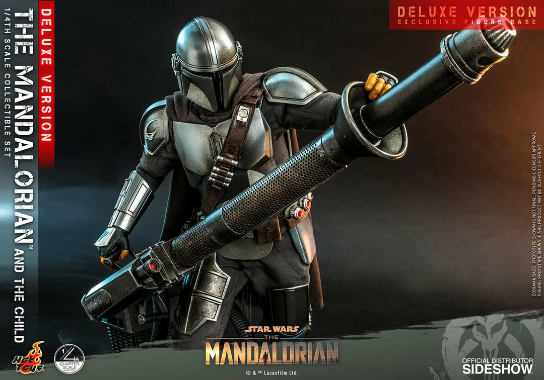 Maybang's Collectibles Hot Toys Star Wars The Mandalorian And The Child (Deluxe Set) 1/4 Quarter Scale Collectible Figure Set 4 Maybang's Collectibles Hot Toys Star Wars The Mandalorian And The Child (Deluxe Set) 1/4 Quarter Scale Collectible Figure Set