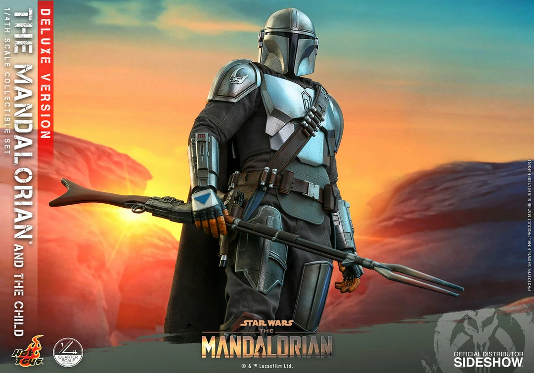 Maybang's Collectibles Hot Toys Star Wars The Mandalorian And The Child (Deluxe Set) 1/4 Quarter Scale Collectible Figure Set 5 Maybang's Collectibles Hot Toys Star Wars The Mandalorian And The Child (Deluxe Set) 1/4 Quarter Scale Collectible Figure Set