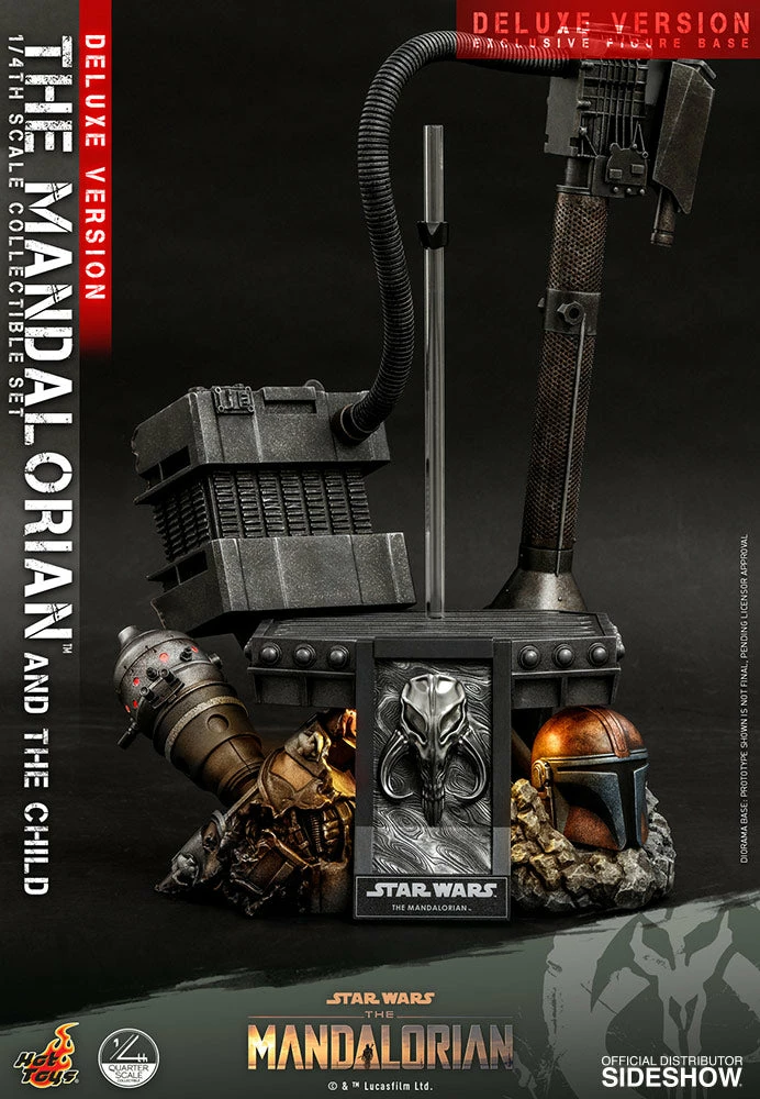 Maybang's Collectibles Hot Toys Star Wars The Mandalorian And The Child (Deluxe Set) 1/4 Quarter Scale Collectible Figure Set 10 Maybang's Collectibles Hot Toys Star Wars The Mandalorian And The Child (Deluxe Set) 1/4 Quarter Scale Collectible Figure Set