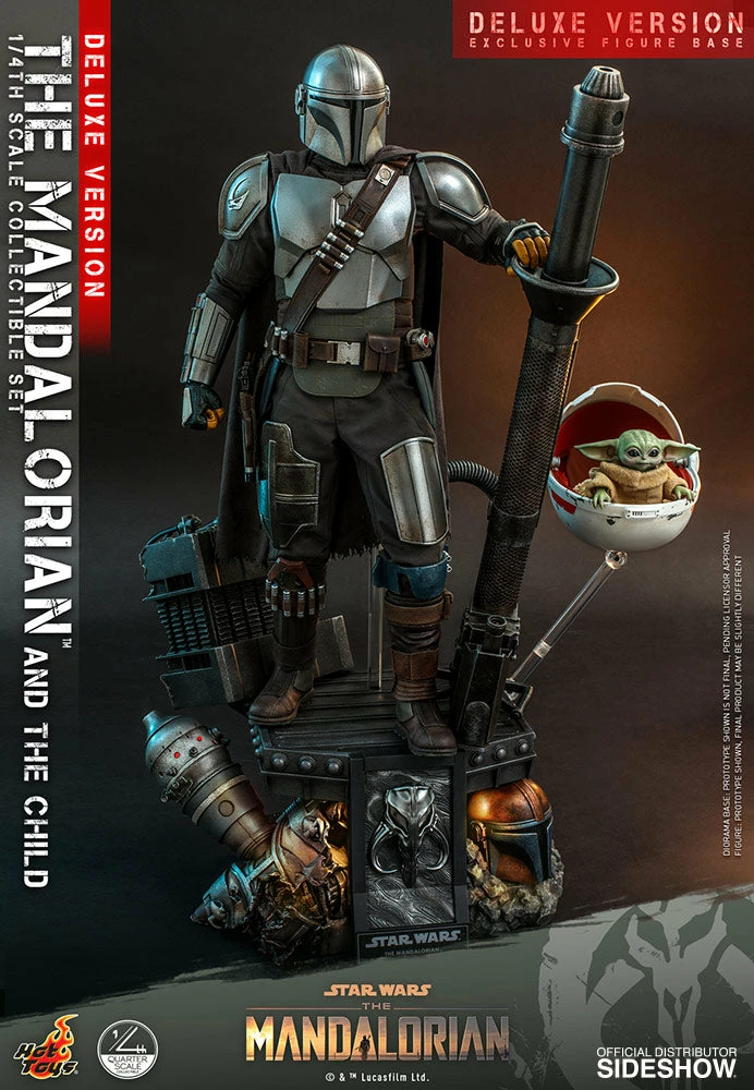 Maybang's Collectibles Hot Toys Star Wars The Mandalorian And The Child (Deluxe Set) 1/4 Quarter Scale Collectible Figure Set 11 Maybang's Collectibles Hot Toys Star Wars The Mandalorian And The Child (Deluxe Set) 1/4 Quarter Scale Collectible Figure Set