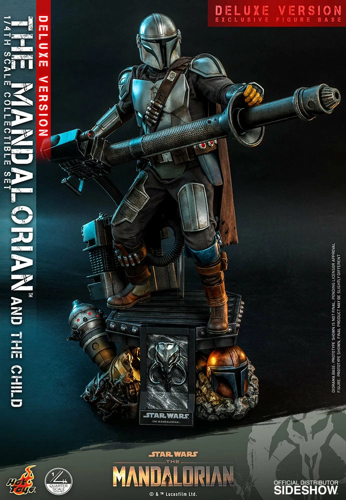 Maybang's Collectibles Hot Toys Star Wars The Mandalorian And The Child (Deluxe Set) 1/4 Quarter Scale Collectible Figure Set 13 Maybang's Collectibles Hot Toys Star Wars The Mandalorian And The Child (Deluxe Set) 1/4 Quarter Scale Collectible Figure Set