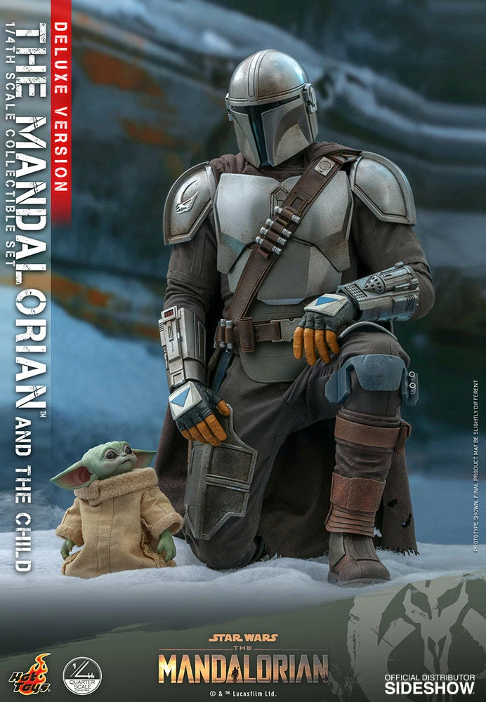 Maybang's Collectibles Hot Toys Star Wars The Mandalorian And The Child (Deluxe Set) 1/4 Quarter Scale Collectible Figure Set 14 Maybang's Collectibles Hot Toys Star Wars The Mandalorian And The Child (Deluxe Set) 1/4 Quarter Scale Collectible Figure Set